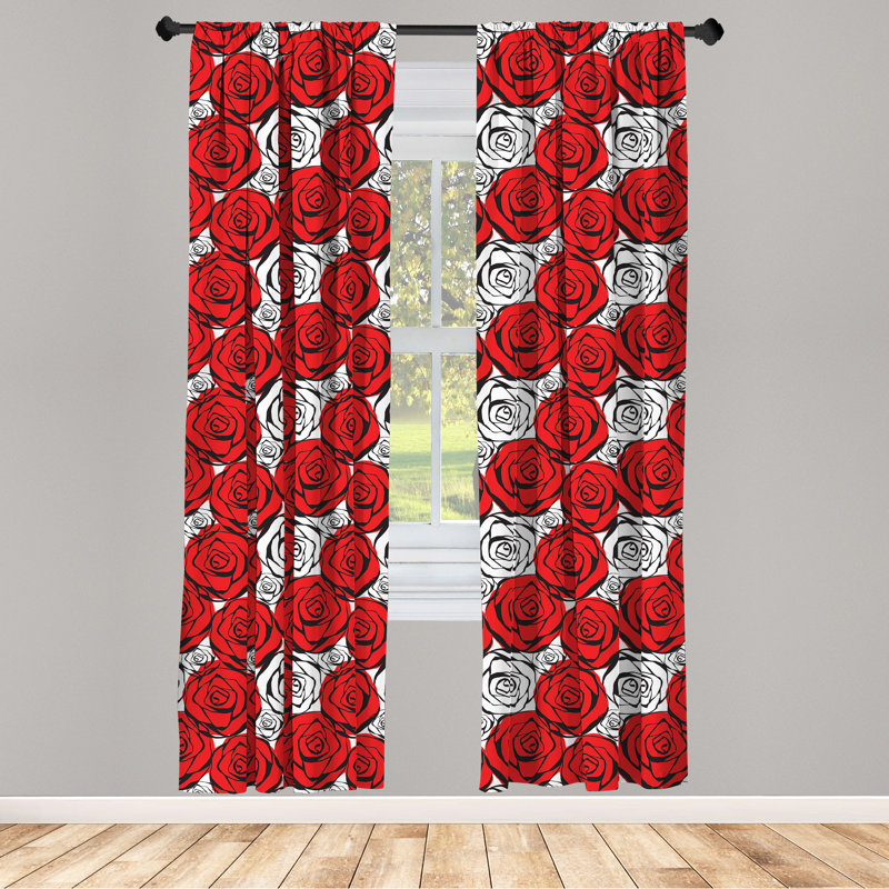 Semi-Sheer Rod Pocket Sliding Panel, 28" x 95"