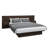 Zen Alpha Collection - Platform Bed with Headboard and Nightstands (2) – Easy Assembly, No Box Spring Required-801274210-801274211