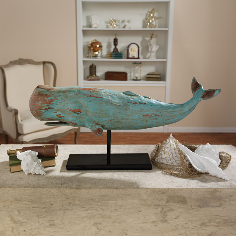 Sculpture d'art populaire baleine
