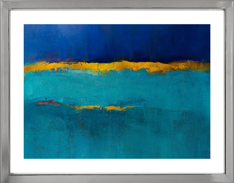 Texture 1 - Single Picture Frame Print, 211.836 cm H x 161.036 cm W, Aluminium Chrome