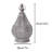 12"H Moroccan Style Metal Table Lamp with Fairy Lights Bulb