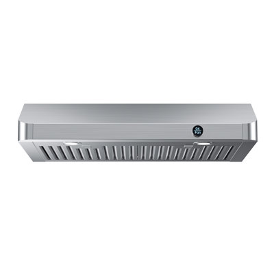 30 in. 900 CFM Ducted Under Cabinet Range Hood With 3-Way Venting, 4-Speed,LED Lights And Knob Control In Stainless Steel