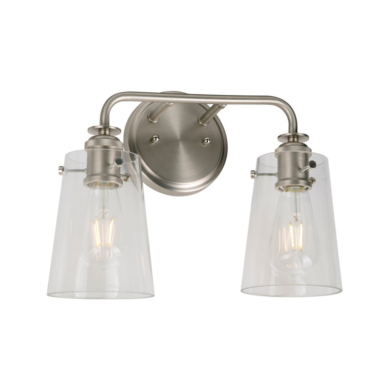 Duggins 2 - Light Dimmable Vanity Light, Brushed Nickel