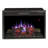 27'' W Black Electric Fireplace