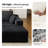 95" Sectional Couches for Living Room Cloud Couch Sofa with L-Shape Upholstered Boneless Couchs Modern Modular Sectional Couch with Chaise (Black, 95" W+2-Seater+Right chaise)-126673065