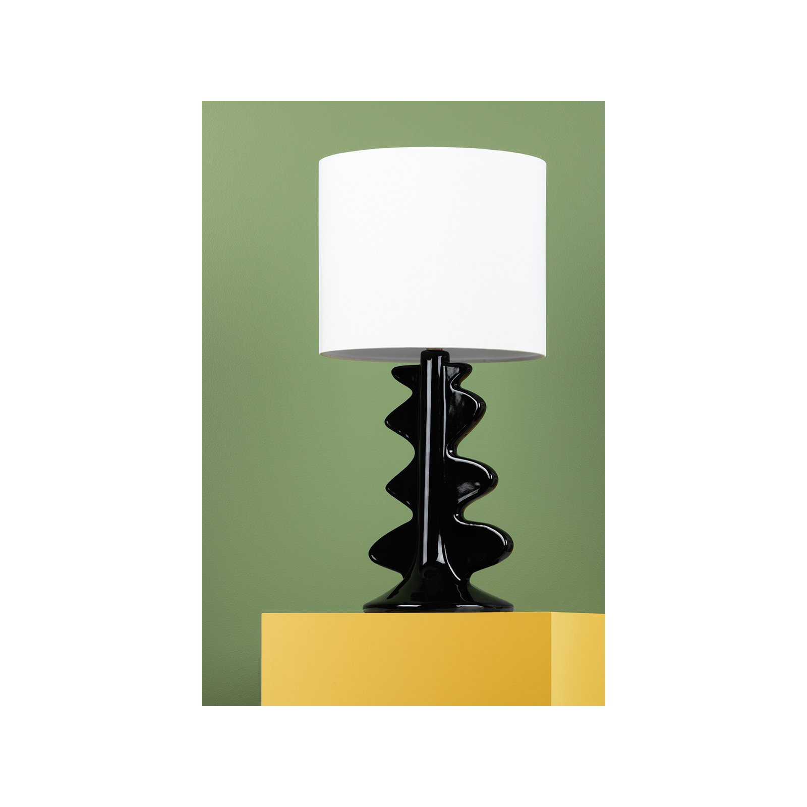 Liwa Table Lamp by DABITO, Gloss Black