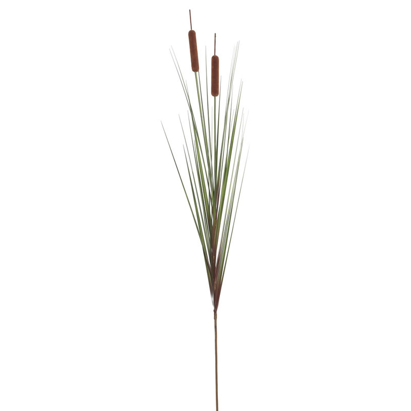 Herbe à feuillage artificiel en pot