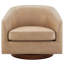 Fauteuil demi-tonneau pivotant Bennett (ensemble de 2)-115700655