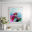 Young Couple In Formal Wear Looking Through Binoculars Outdoors Giclee Print by Getty Images