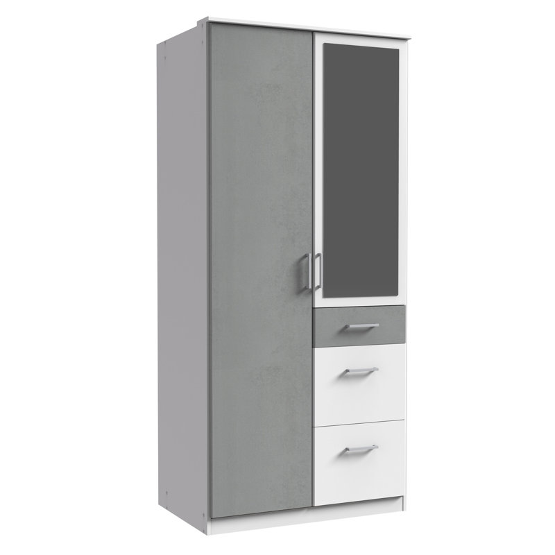 Inesis 2 Door Manufactured Wood Wardrobe