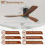 Ventilateur de plafond 3 pales Nicola-1312092813