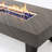 54_Inch Iron  Fire Pit Table(Stone)