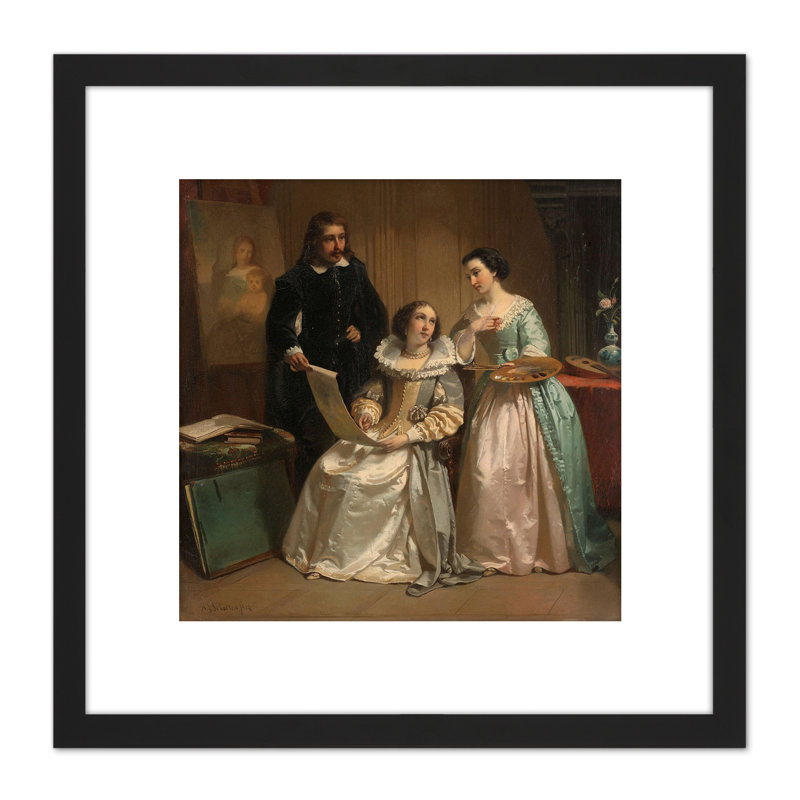 Showing Drawings Pupil Louise Bohemia 1 Piece Single Picture Frame Painting