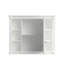Armoire de rangement pour miroir de salle de bain 35 po x 28 po, structure, look élégant