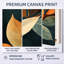 «Earth Tone Botanical Leaves II», œuvre d'art sur toile botanique orange-2068921704-2068921708
