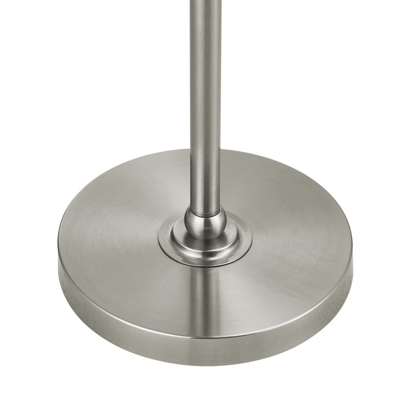 Lampe sur pied à hauteur ajustable 64,5 po Aleinah, Brushed Nickel