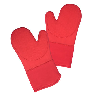 FabStyles Cotton Oven Mitt Set
