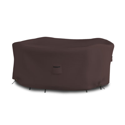 Heavy-Duty Multipurpose Waterproof Outdoor Round Table & Chair Set cover, Patio Dining Table Cover