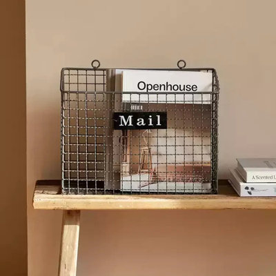 Organisateur de courrier métallique de ferme