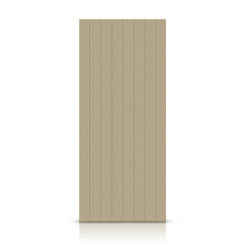 Porte standard peinte en bois manufacturé, H 80 po x l 24 po, Sans finition