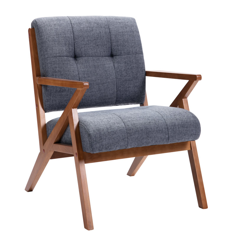 Drennen Upholstered Armchair, Gray
