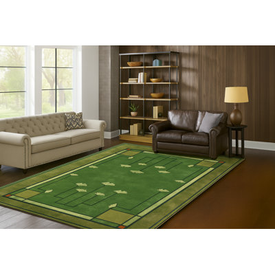 Tapis lavable ultra doux, antidérapant, d'intérieur et résistant aux taches pour la chambre à coucher (8 pi x 10 pi) Crafters & Weavers