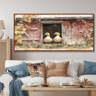 Dunsford Ducks Portrait At The Farm II - Duck Wall Art Decor