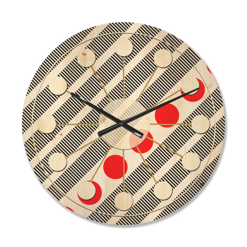 Horloge murale géométrique, Moyen