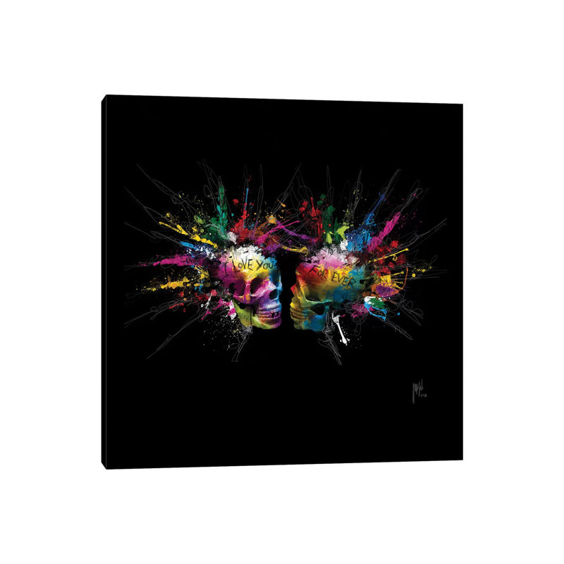Eternal Lovers by Patrice Murciano - Wrapped Canvas Print