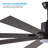 72" Walnut Led Ceiling Fan Light With 8 Wooden Blades, Remote Control, Adjustable Color Temperature For Living Room, Bedroom, Or Dining Room