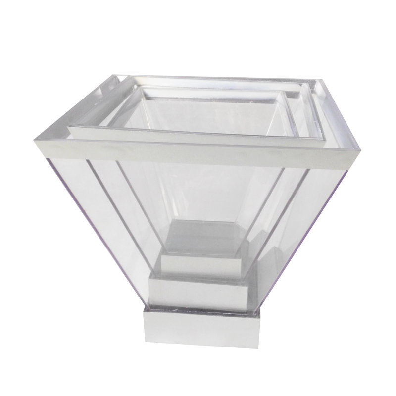 FixtureDisplays Bulk Bin, ensemble de 3 présentoirs de vente au détail