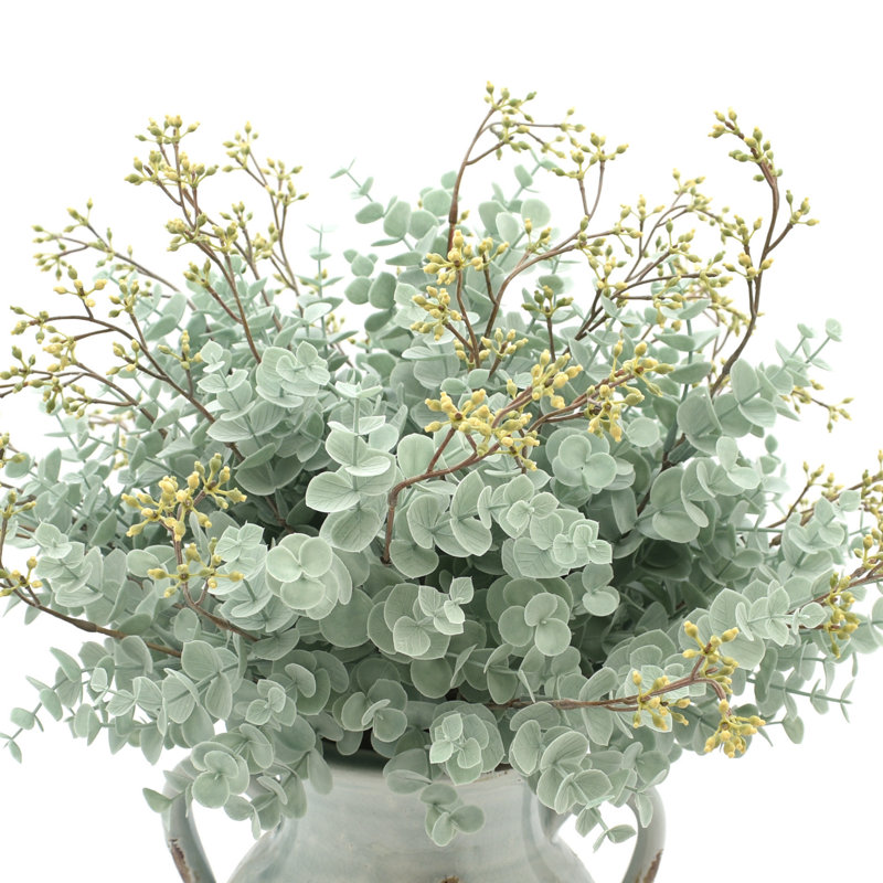 Eucalyptus Arranged in Decorative Ceramic Vase