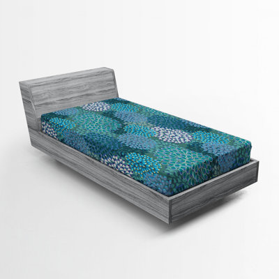 Microfiber Floral Fitted Sheet
