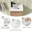 Meuble-lavabo autoportant simple 18 po avec plateau en céramique Binetta