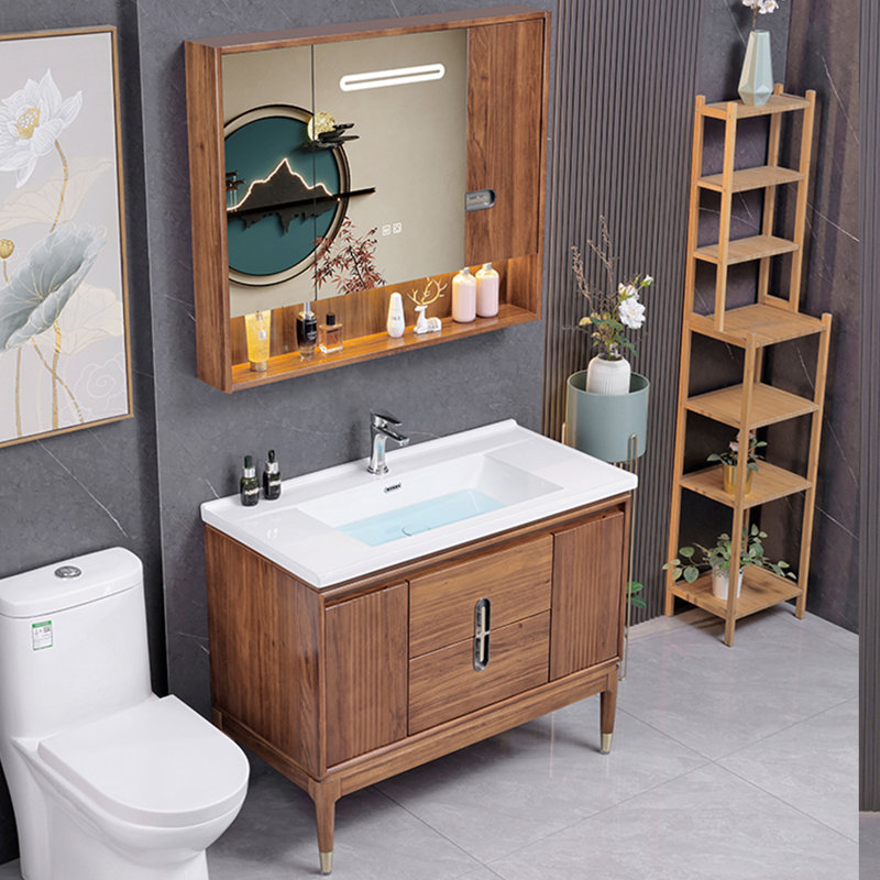 Chinese-style Floor-standing bathroom Vanity