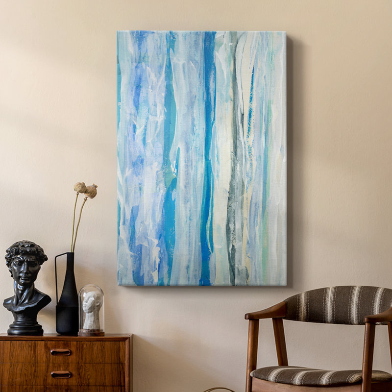 Baignade à terre - galerie sur mesure, H 18 po x l 12 po
