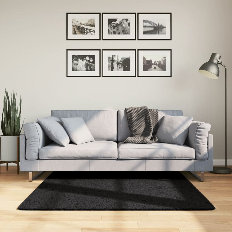 Baia Solid Colour Area Rug, Square 120cm