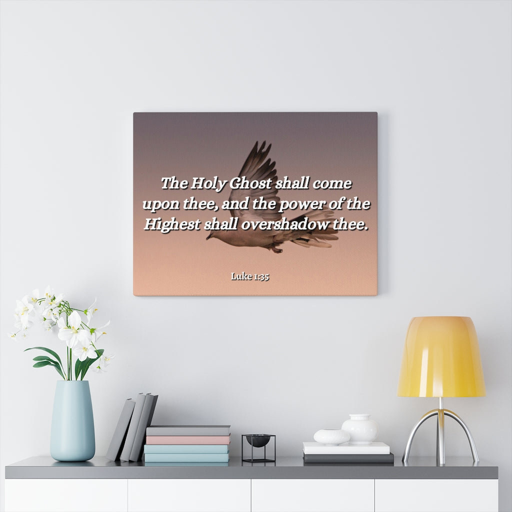 Trinx The Highest Luke 1:35 Christian Wall Art Bible Verse Print Ready ...