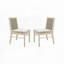 Chaise d'appoint d'extérieur en bois d'acacia-990609569