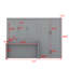 Grand lit escamotable avec placard