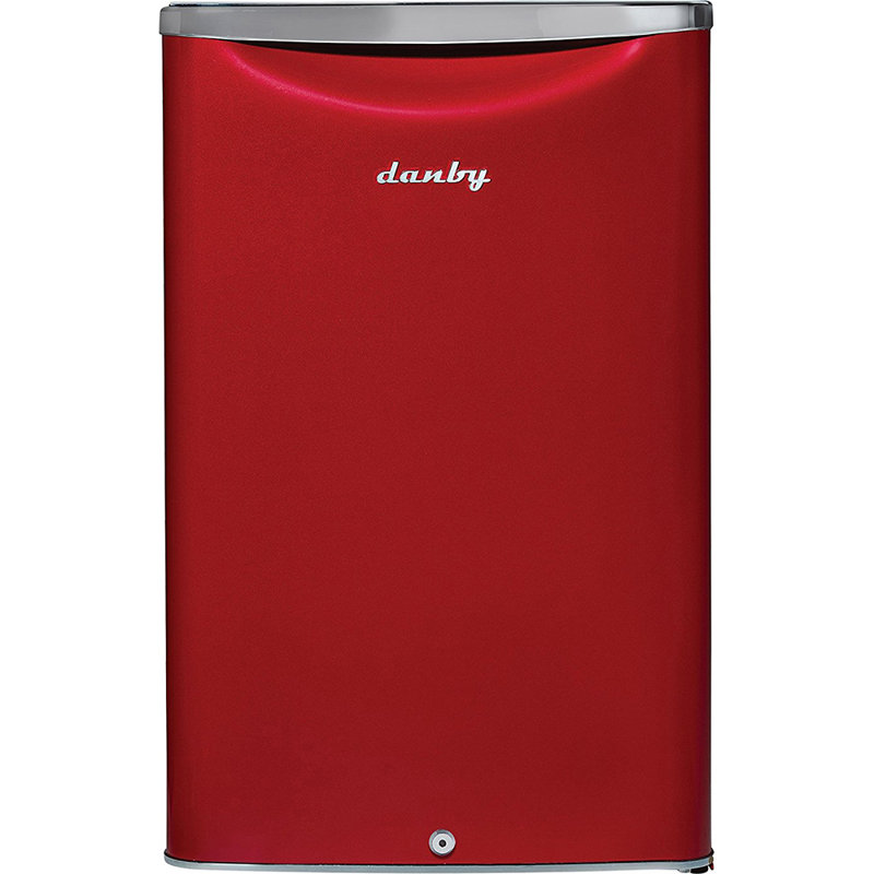 Danby Classic Retro 4.4 Cubic Feet Freestanding Mini Fridge, Red