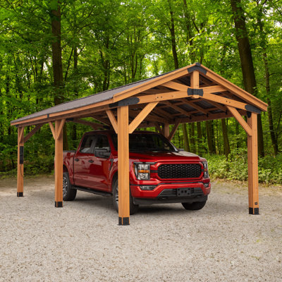 Backyard Discovery 24 x 12 Norwood Carport/Gazebo