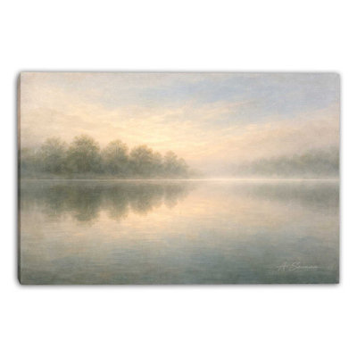 Morning Lowland Wrapped Canvas Wall Art
