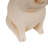 Serene Oinker Classic Curled Sitting Pig Statue