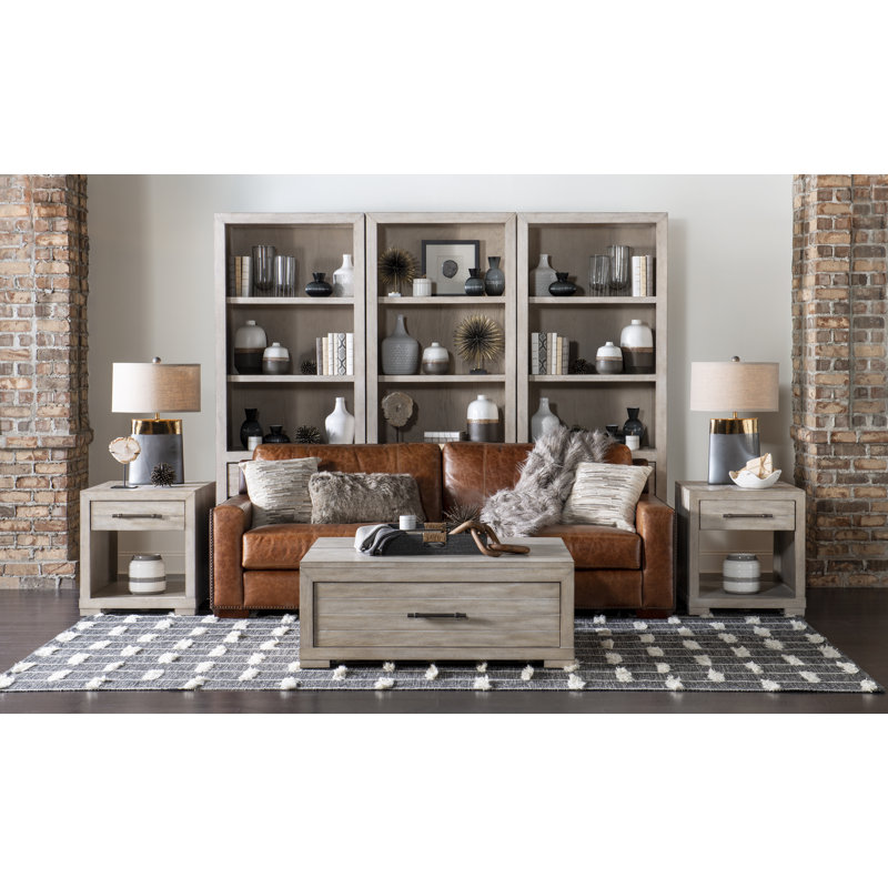 Table basse Appleton, Brun clair