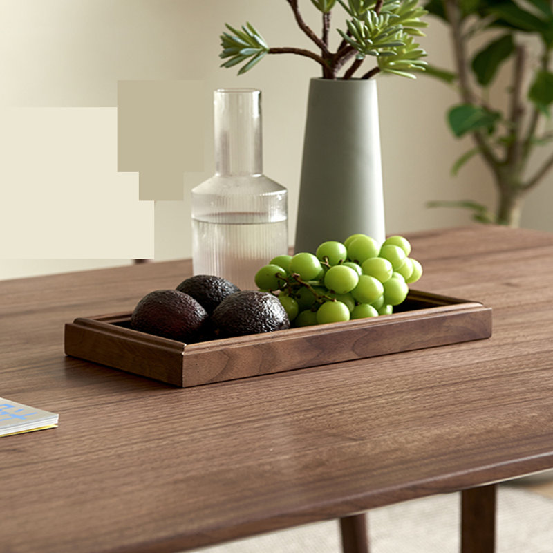 Simple walnut dining table, 29.92"H x 70.87"L x 35.43"W