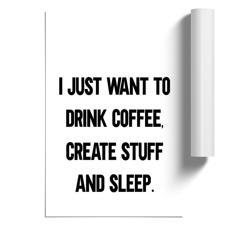 Create Stuff - Frameless Print, 84cm H x 59cm W x 0.1cm D