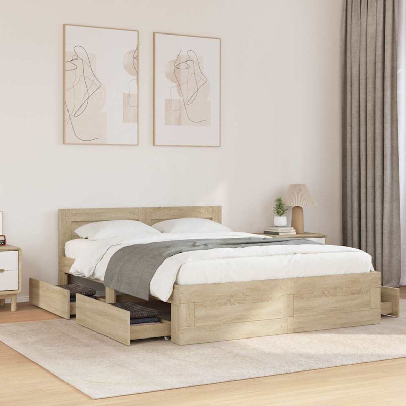 Bed, Double (4'6), Sonoma