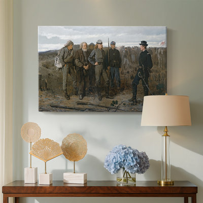 Prisoners from the Front-Winslow Homer-Gallery Wrapped Canvas-1866