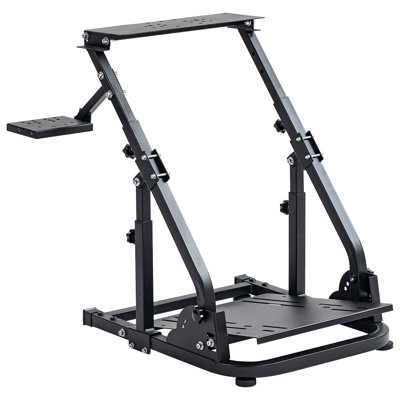 Anman Racing Wheel Stand fit Logitech G27 G29 G920 Fanatec Thrustmaster, NO Shifter Pedal by Anman